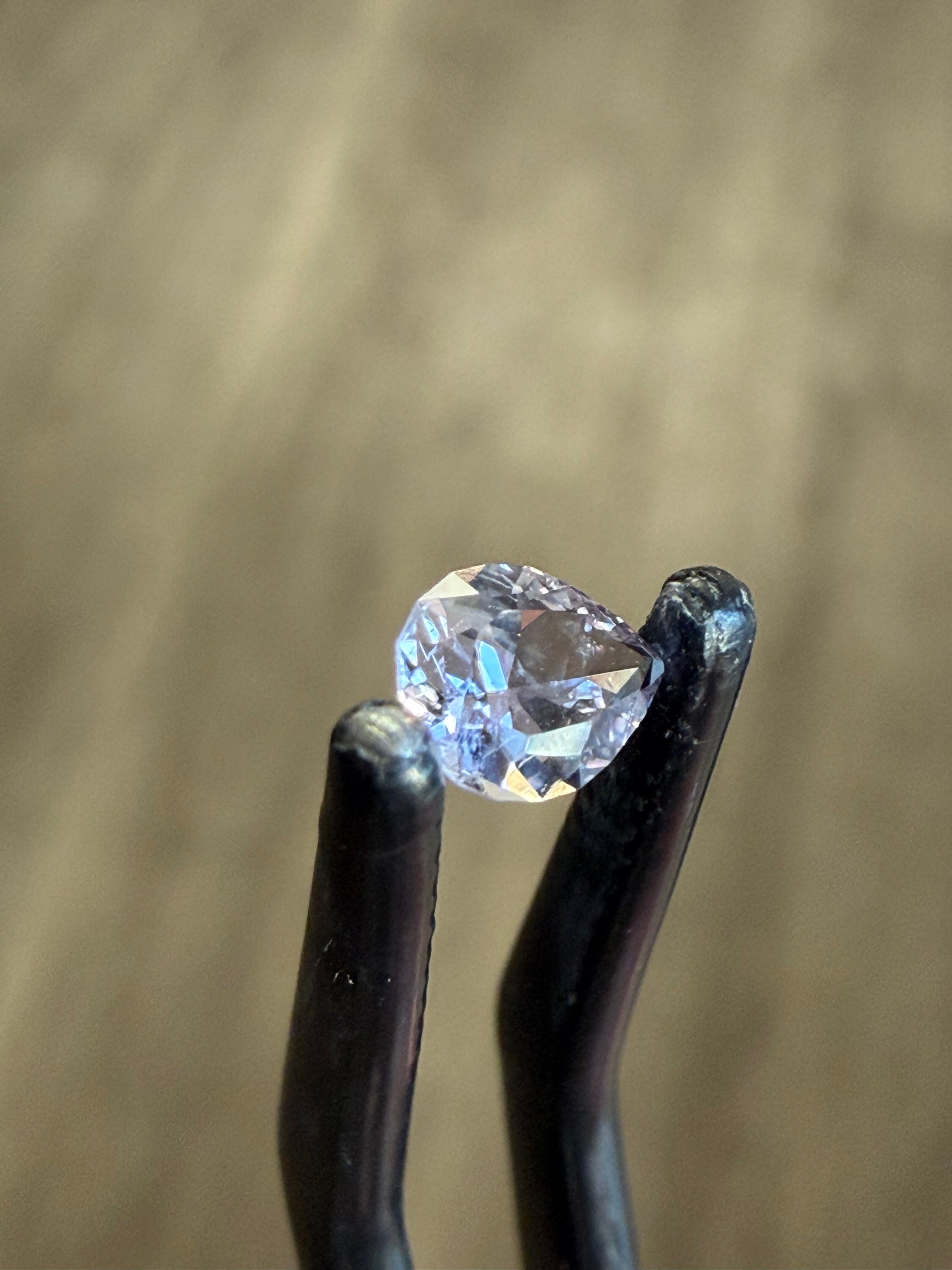 0.44ct Light Purple Montana Sapphire