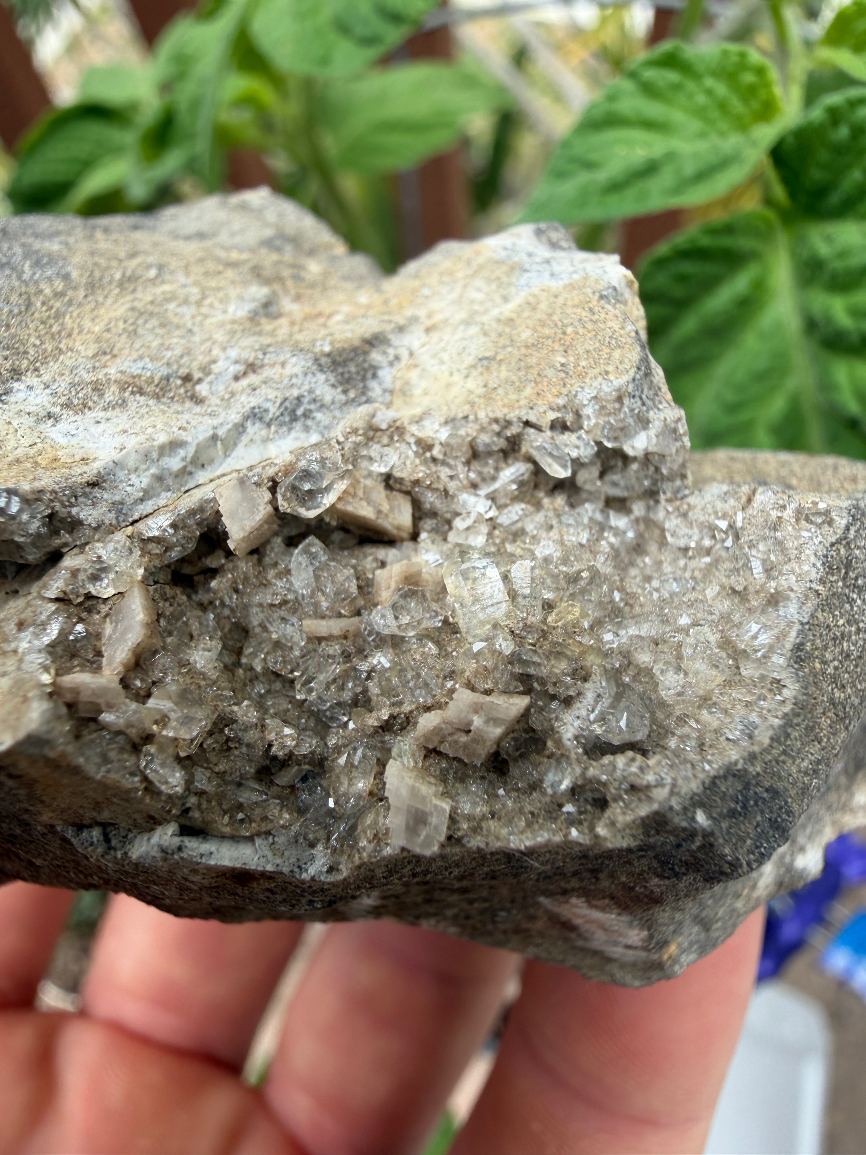 Herkimer Diamond and Dolomite Specimen