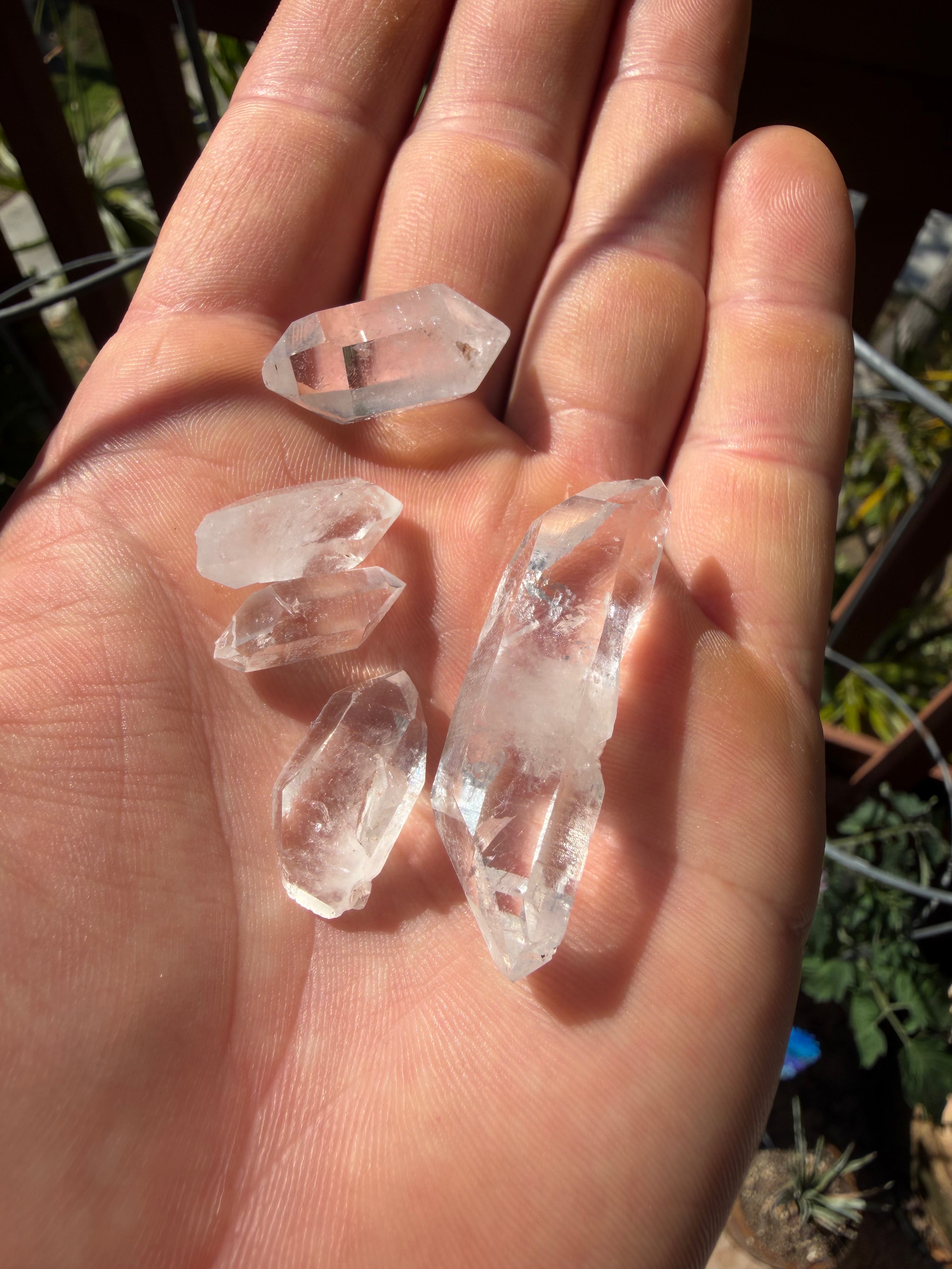 Doubled Terminated Arkansas Crystal Parcel