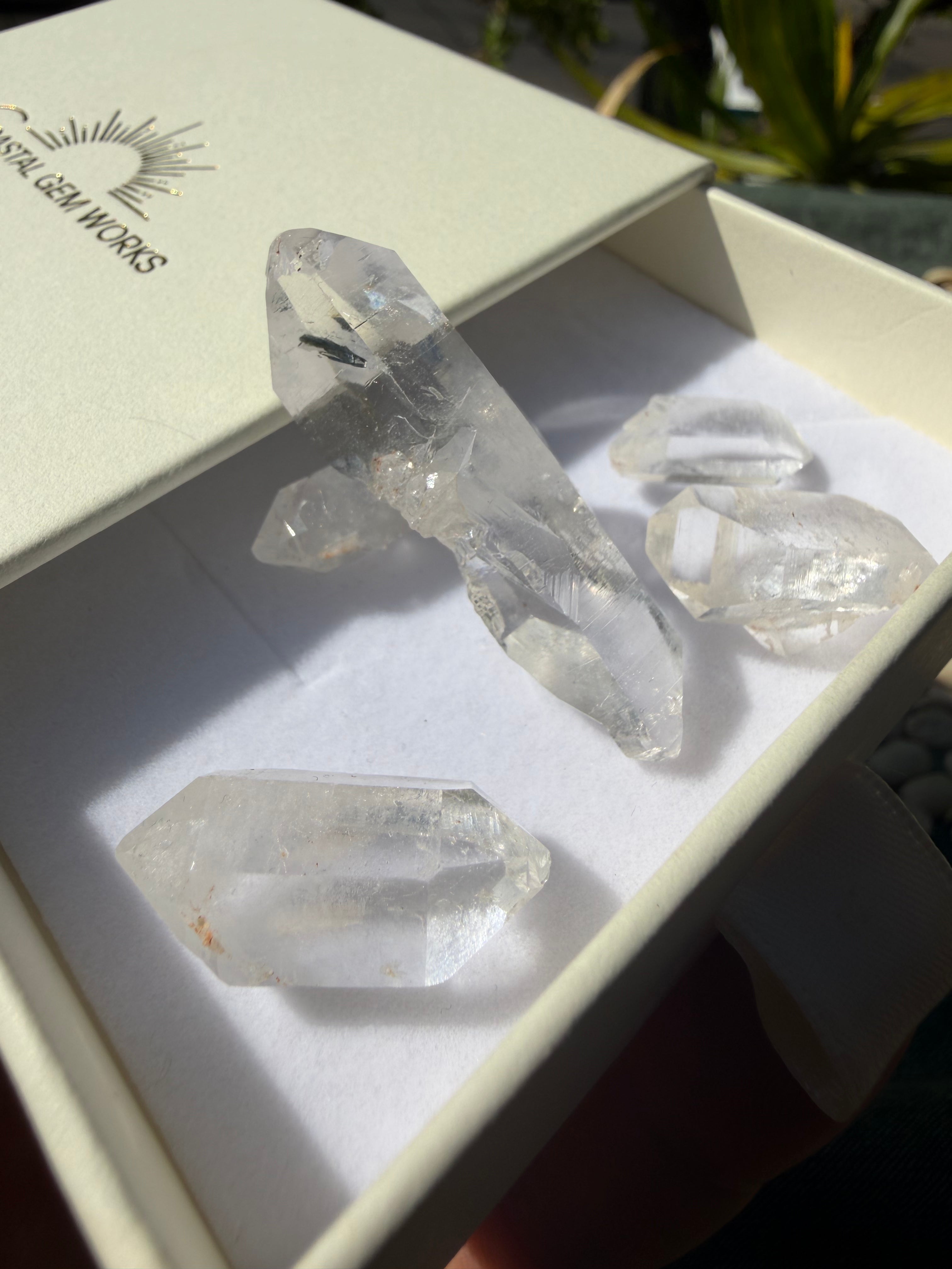 Doubled Terminated Arkansas Crystal Parcel