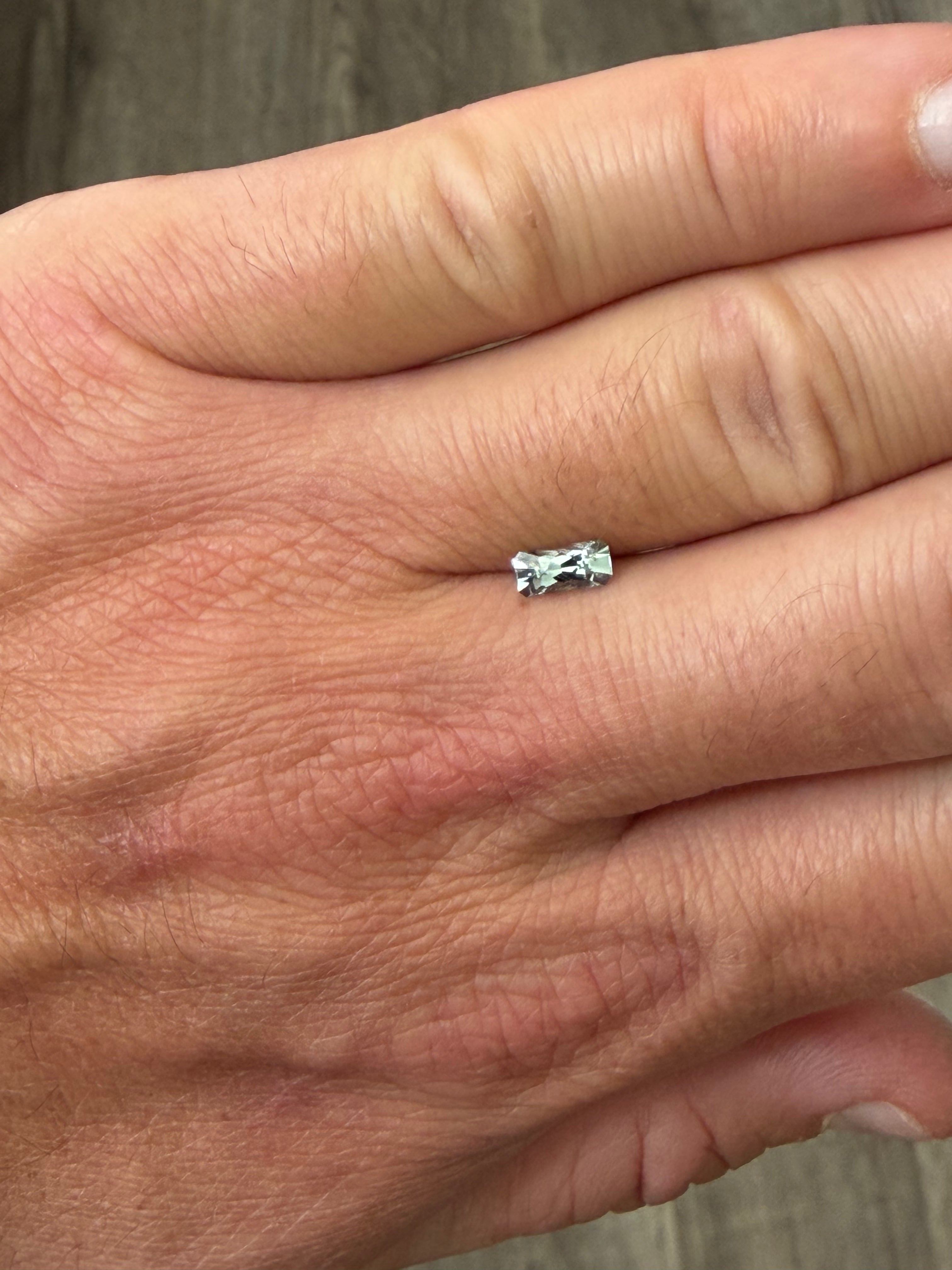 0.895ct Light Blue Montana Sapphire