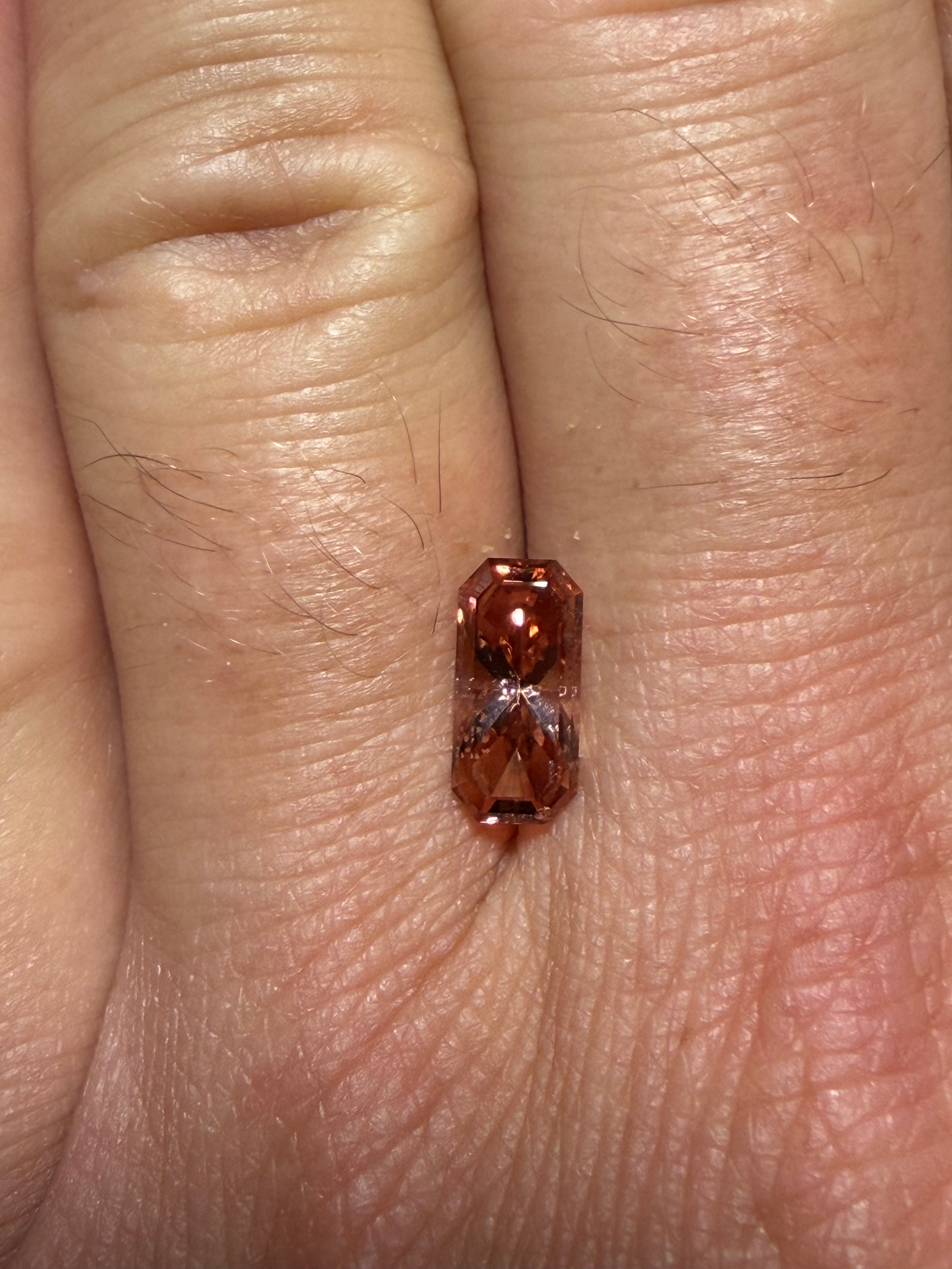 1.9ct Peachy Congo Tourmaline