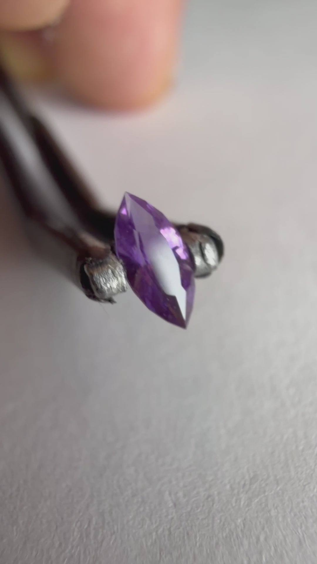 0.2ct Marquise Purple Umba Sapphire
