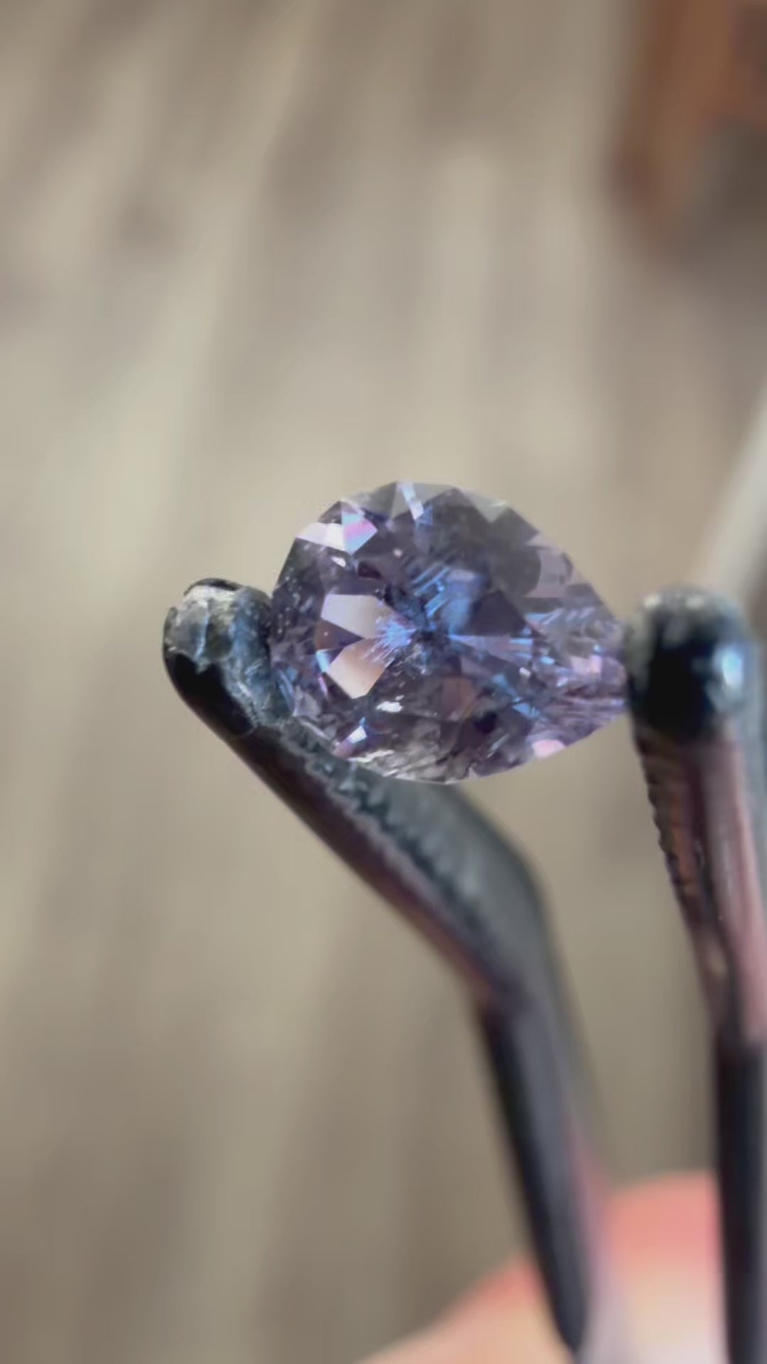 0.44ct Light Purple Montana Sapphire