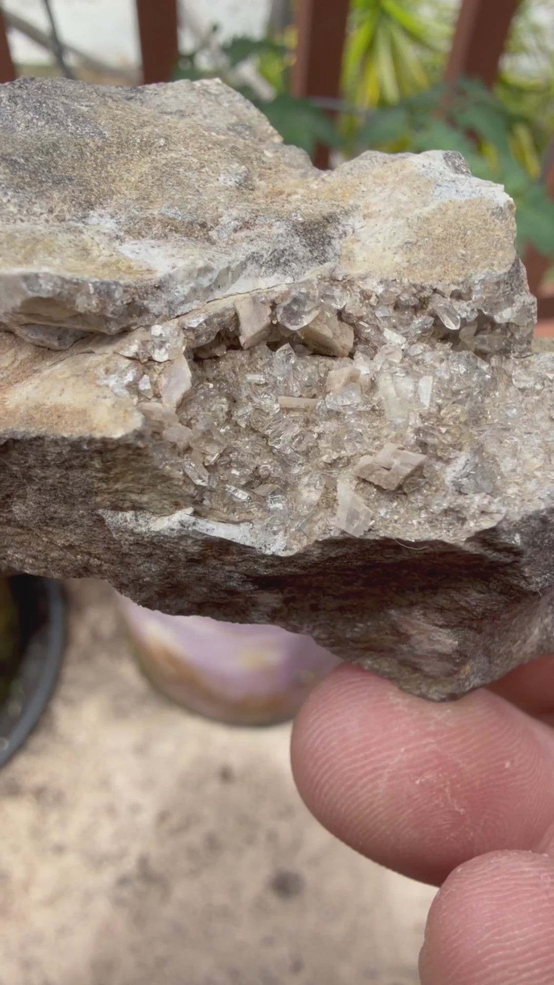 Herkimer Diamond and Dolomite Specimen